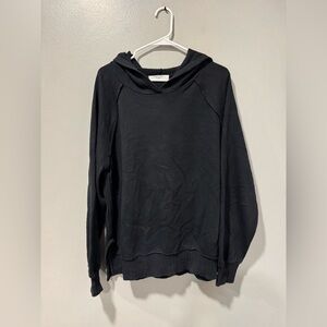 Project Social T Rib Knit Hoodie in Black Size Medium